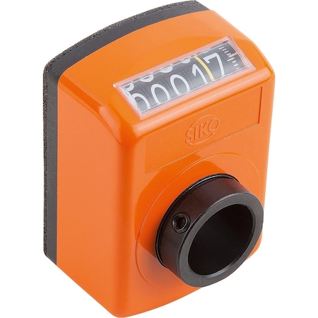 Position Indicator Digital, Polyamide Orange Ral2004, Comp:Steel, Programmed Au=0010,0, P=10